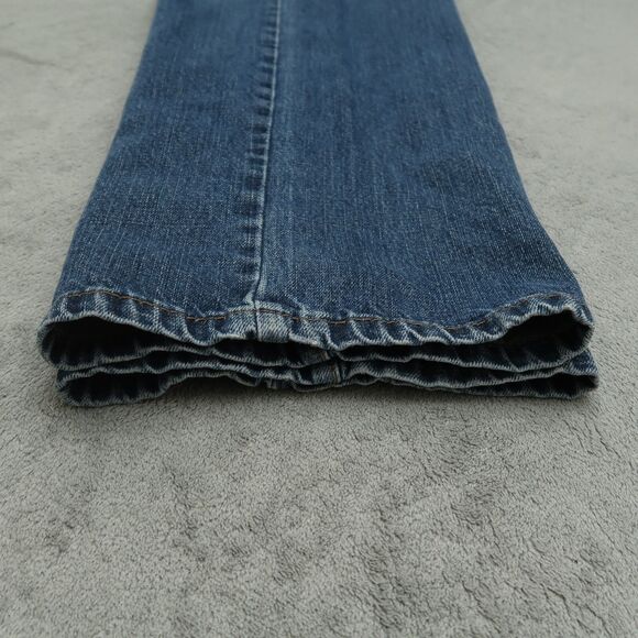 Calvin Klein Jeans Mens Size 36x35 Blue Relaxed Straight Rigid Denim Stone Wash - Picture 14 of 16